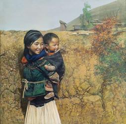 Love of the sister and brother by 
																	 Zhang Wenyuan