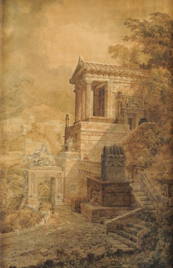 Entrance to a Greek town by 
																	John Peter Gandy-Deering