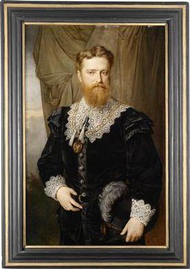 Portrait of Karl Leuger (1844-1910) in historical costume and wearing the Medal of Grace by 
																	Hermann Nigg