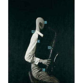 Profile Of The Saxophonist by 
																	 Zhang Peili