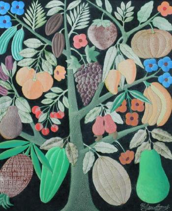 Tropical fruit tree by 
																	Philippe-Auguste Salnave
