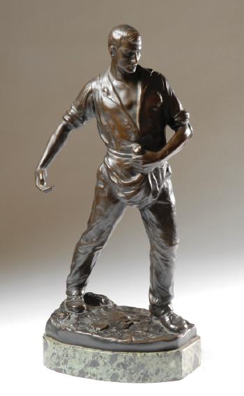 Sower, depicting a man sowing seeds by 
																	 Kainz