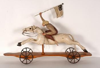 Bareback horse riding by 
																			William Jauquet
