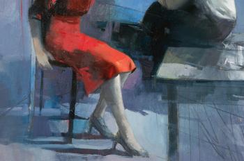 The red dress by 
																			Antonio Tamburro