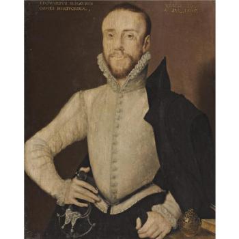 Portrait Of Edward Seymour, Earl Of Hertford by 
																	Hans Eworth