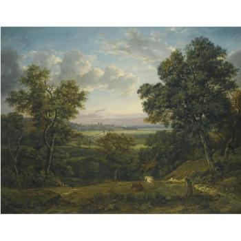 View Of Greenwich, From Charlton Wood, Near Woolwich by 
																	Patrick Nasmyth