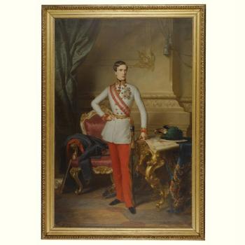 Emperor Franz Joseph I, Emperor Of Austria, King Of Bohemia, King Of Croatia And Apostolic King Of Hungary by 
																	Anton Einsle