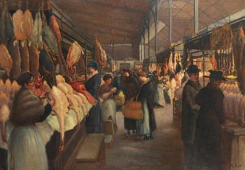 La halle Baltard, le marché des volailles couvert by 
																	Alphie Iker