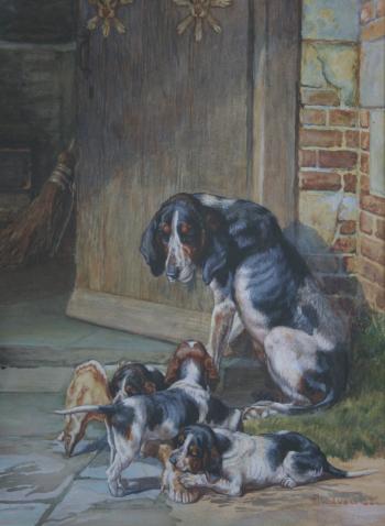 Gone to the dogs by 
																	Edmund Caldwell