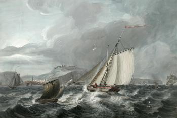 Shipping off Dover by 
																	Adam Callander