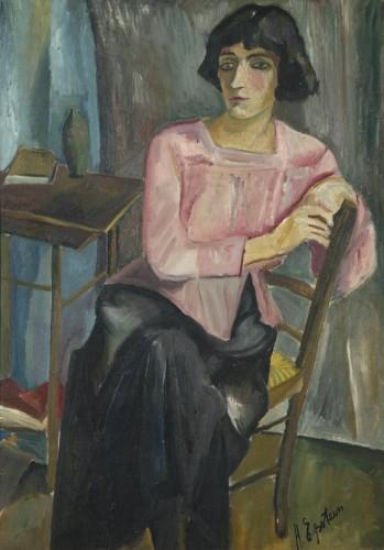 Femme au corsage rose by 
																	Henri Epstein