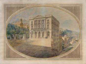 Projet d'architecture pour la banque de l'Algérie à Alger by 
																	Gustave Umbdenstock