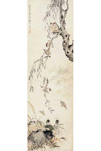 Painting after Yuan dynasty masters by 
																	 Yuan Dynasty