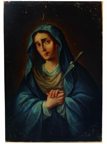 Virgen Dolorosa by 
																	Andreas de Islas