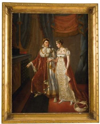 Le mariage de l'Empereur Napoléon 1er et de l'Impératrice Marie-Louise by 
																			Auguste Francois Laby