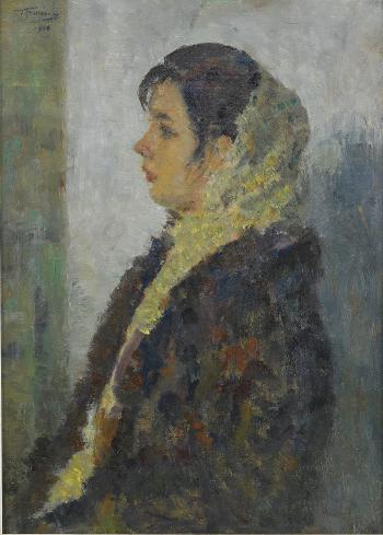 Portrait of a Lady by 
																	Grigori Izrailevich Tseitlin