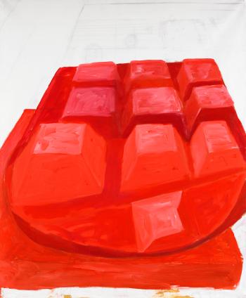 Röd raster Form by 
																	Christian Immonen
