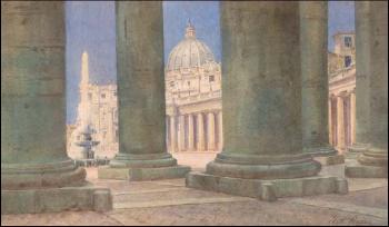 Piazza San Pietro vista dal colonnato by 
																	Edith Pradez