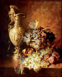 Nature morte de fruits à la manière antique by 
																	Giovanni Calvini