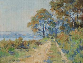 End of Old Canning Road by 
																	Lionel Hornabrook Jago