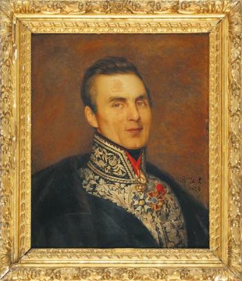 Portrait du baron de Lagatinerie commissaire général de la Marine by 
																	Eugenie de Lagatinerie
