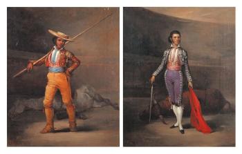 Le picador. Le matador Francisco Montes Reina dit Paquiro (1805-1851) by 
																	Jose Elbo