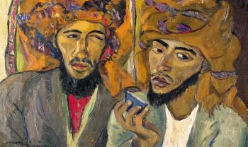 Two Arabs by 
																			Irma Stern