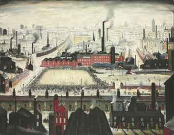 The Football Match by 
																	Laurence Stephen Lowry