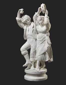 A Dancing Neapolitan Couple by 
																	Giorgio Dagnini