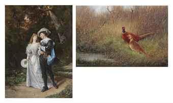 A romantic stroll by 
																	Ludwig Noster