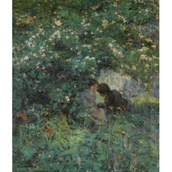 Lovers In The Grass (Milenci V Trávě) by 
																	Alois Kalvoda