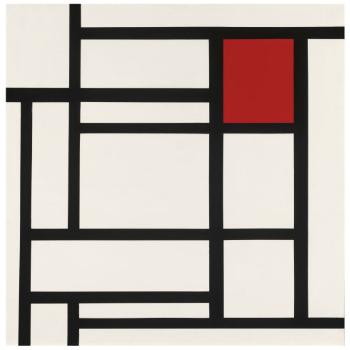 Composition In Red And Black by 
																	Joseph Ongenae