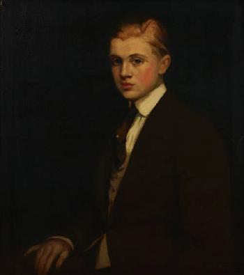 A portrait of a gentleman by 
																	Maxmilian Aurel Reinitz Rasko