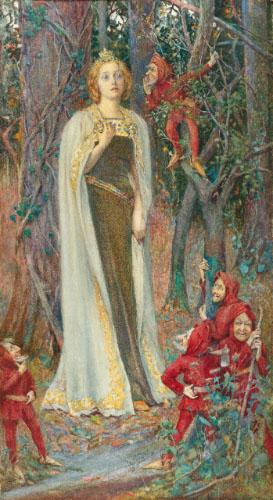 Once Upon a Time (Snow White) by 
																	Henry Meynell Rheam