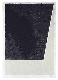 Colored Paper Image X (Blue with Gray) (A. 150) by 
																	Ellsworth Kelly