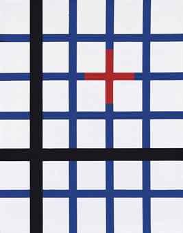 Blue grid by 
																	Paul Rouillier