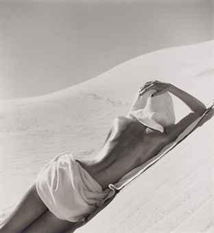 Nude in the Mojave Desert, California by 
																	Louise Dahl-Wolfe
