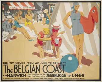 The Belgian Coast by 
																	Frank Newbould
