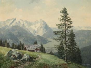 Chalet in the Alps by 
																	Frederick Kammeyer