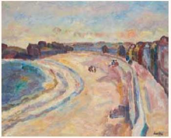 La plage by 
																	Eugene Dabit