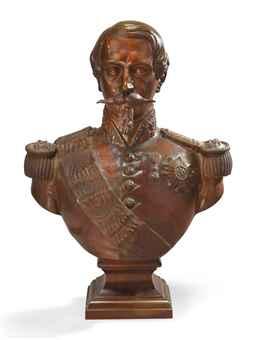 Buste En Bronze Representant Napoleon III (1808-1873) by 
																	Alfred Emile O'Hara