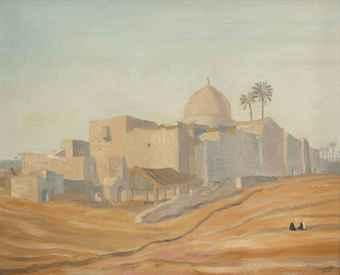 A view of the town Sousse, Tunesia by 
																	Ferdinand Erfmann