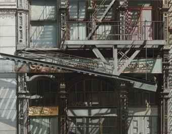 The old house, New York, Soho (from the series Light and shadow) by 
																	Sergei Ossovsky