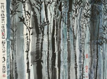 Bamboos by 
																	 Zhou Wenqing