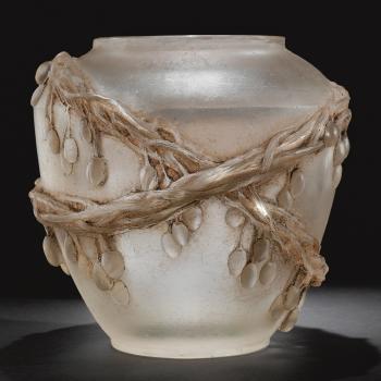 An Important And Unique Baies De Cornouiller Vase by 
																	Rene J Lalique