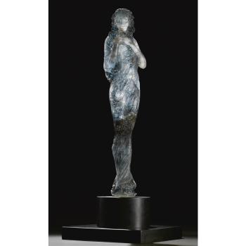 A Highly Important Figure Femme Et Guirlande De Fleurs Statuette by 
																	Rene J Lalique