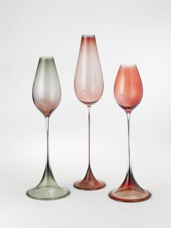 Three Tulpan Vases by 
																	Nils Landberg