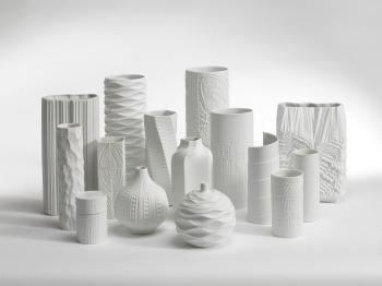 Collection Of 42 White Vases by 
																	 Rosenthal