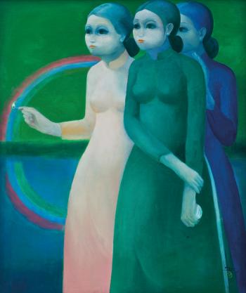 Les Trois Femmes (The Three Girls) by 
																	 Nguyen Phuoc
