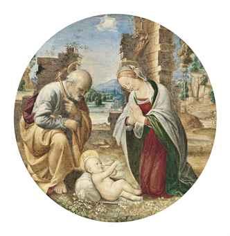 The Holy Family by 
																	Eliseo Tuderte Fattorini